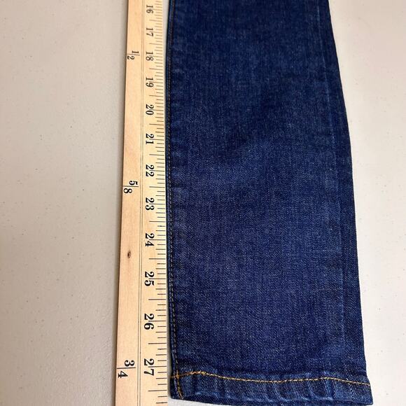 J. Crew 9" High Rise Toothpick Jeans Blue Dark Wash Denim Womens 26 - Picture 10 of 16